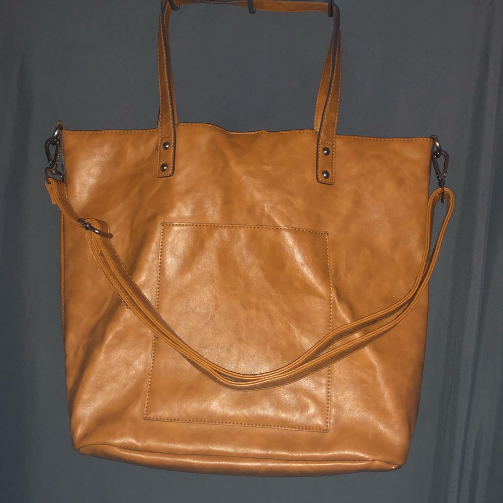 Camel Colored Tote Bag